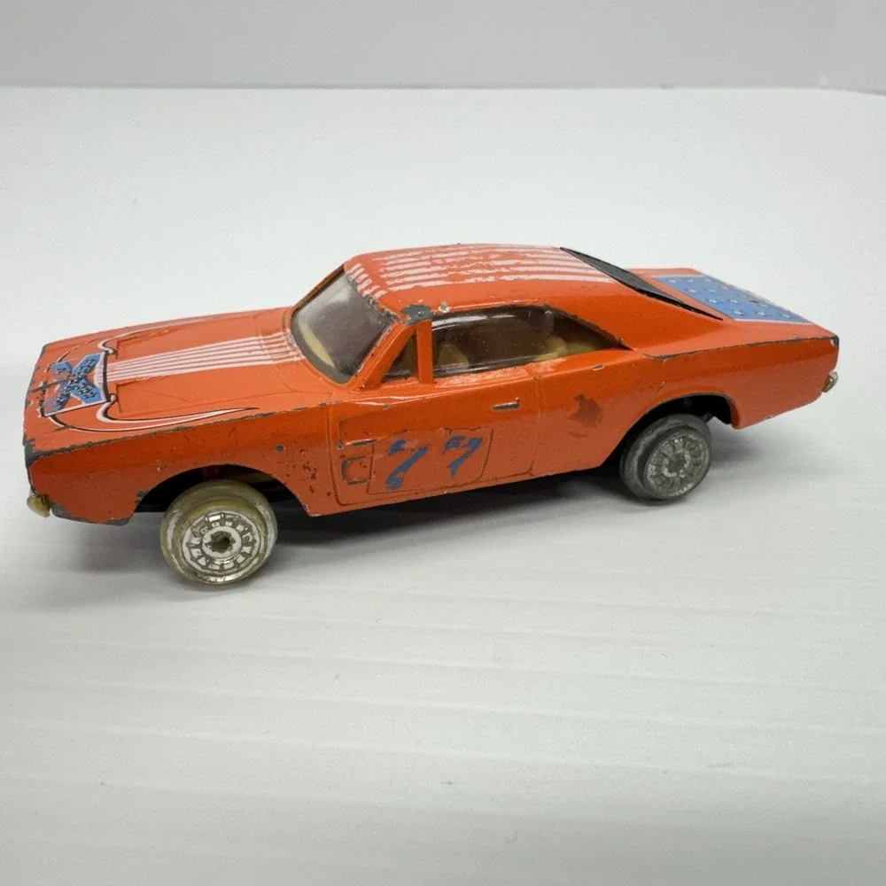 Vintage Zee Toys Dodge Charger 77 Orange Hong Kong 1:48 Scale Dukes Of Hazard 4